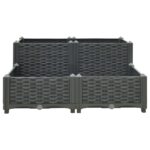 vidaXL Vyvýšený záhon 80x80x38 cm polypropylén – Obrázok 3