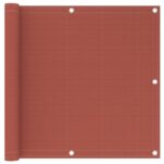 vidaXL Balkónová markíza tehlová 90x600 cm HDPE