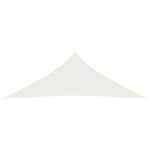 vidaXL Tieniaca plachta 160 g/m² biela 4x4x4 m HDPE – Obrázok 3