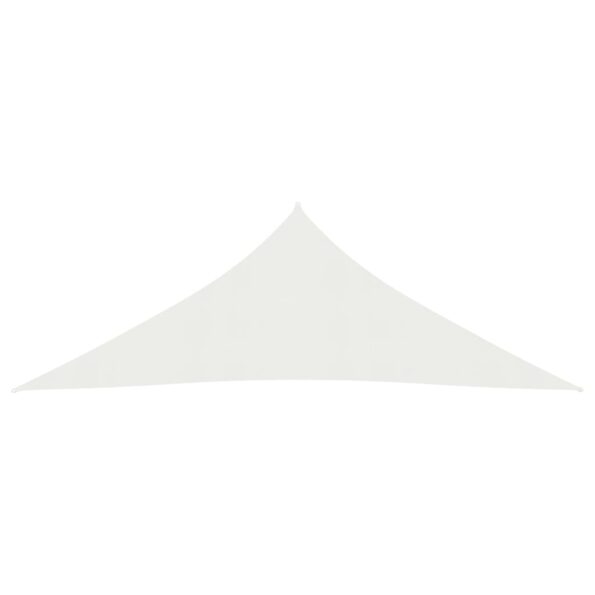 vidaXL Tieniaca plachta 160 g/m² biela 4x4x4 m HDPE – Obrázok 3