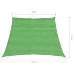 vidaXL Tieniaca plachta 160 g/m² svetlozelená 3/4x2 m HDPE – Obrázok 6