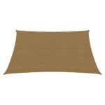 vidaXL Tieniaca plachta 160 g/m² sivohnedá 3/4x2 m HDPE – Obrázok 3
