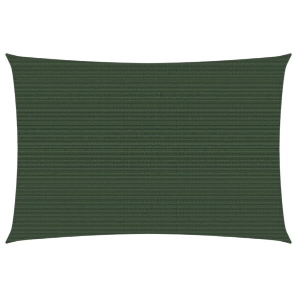 vidaXL Tieniaca plachta 160 g/m² tmavozelená 3,5x4,5 m HDPE – Obrázok 1