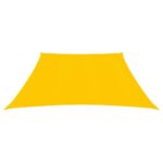 vidaXL Tieniaca plachta 160 g/m² žltá 3/4x2 m HDPE – Obrázok 3