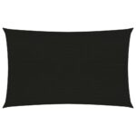 vidaXL Tieniaca plachta 160 g/m² čierna 2x4,5 m HDPE
