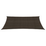 vidaXL Tieniaca plachta 160 g/m² hnedá 2x4,5 m HDPE – Obrázok 3