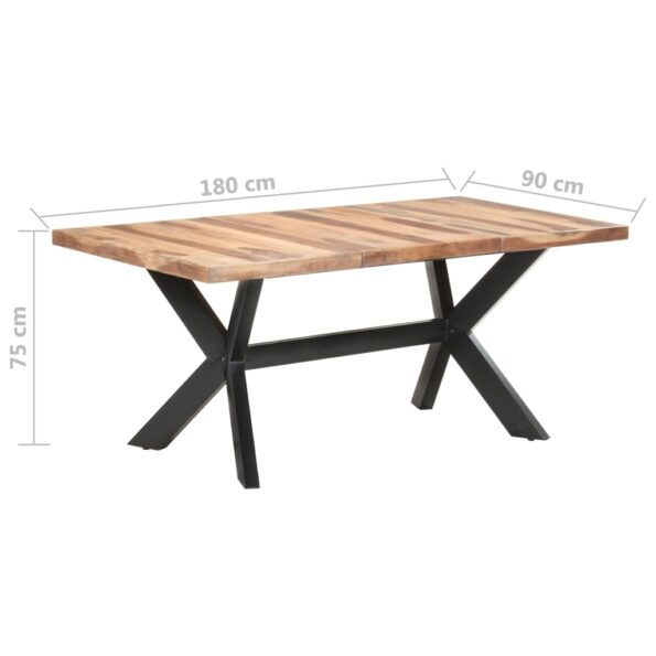 VXL8720286104446_g_en_hd_5.jpg vidaXL Jedálenský stôl 180x90x75 cm, drevený masív s medovým náterom – Obrázok 6