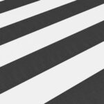 vidaXL Balkónová markíza, antracit a biela 120x500 cm, oxfordská látka – Obrázok 2