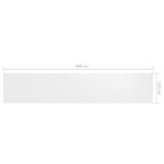 vidaXL Balkónová markíza, biela 120x600 cm, oxfordská látka – Obrázok 5