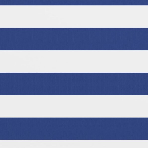 vidaXL Balkónová markíza, biela a modrá 90x500 cm, oxfordská látka – Obrázok 2