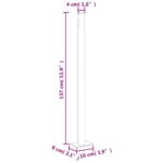 vidaXL Zaťahovacia bočná markíza na terasu 140x600 cm, čierna – Obrázok 9