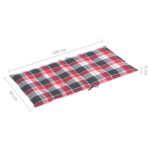 vidaXL Podložky na záhradné stoličky, nízke operadlo 6 ks 100x50x3 cm – Obrázok 7