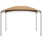 vidaXL Altánok 3x4x2,65 m sivohnedý 180 g/m² – Obrázok 2