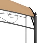 vidaXL Altánok 3x4x2,65 m sivohnedý 180 g/m² – Obrázok 4