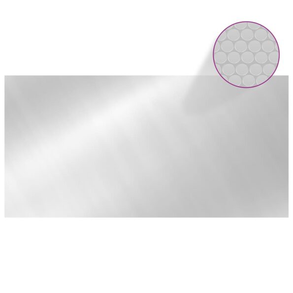 vidaXL Bazénová plachta strieborná 975x488 cm PE – Obrázok 3