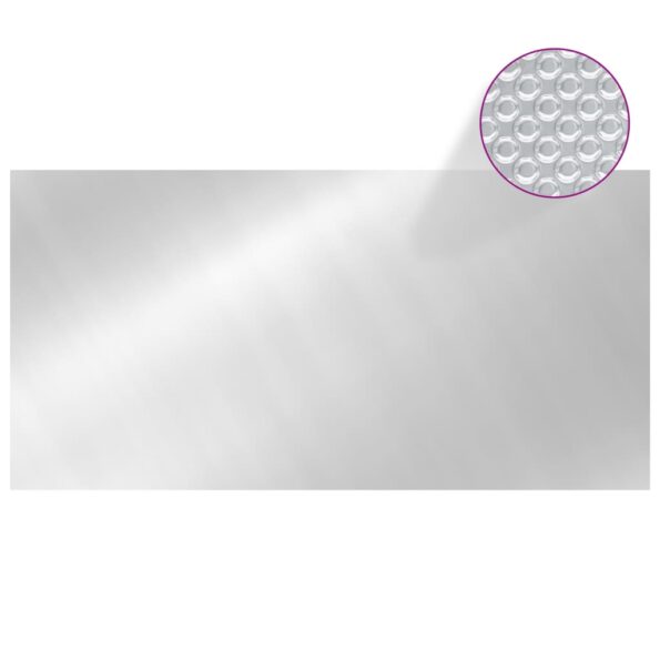 vidaXL Bazénová plachta strieborná 975x488 cm PE – Obrázok 4