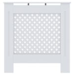 vidaXL Kryt na radiátor biely 78 cm MDF – Obrázok 3