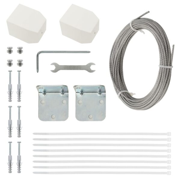 vidaXL Balkónová markíza červená 120x240 cm oxfordská látka – Obrázok 4