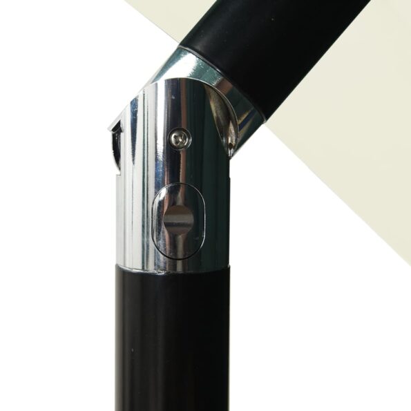 vidaXL 3-stupňový slnečník s hliníkovou tyčou pieskový 2,5x2,5 m – Obrázok 6