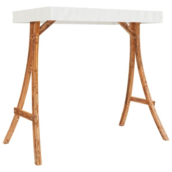 VXL8720286167281_a_en_hd_1.jpg vidaXL Rám hojdačky+krémová strieška, ohýbaný masív, tíkový povrch – Obrázok 2