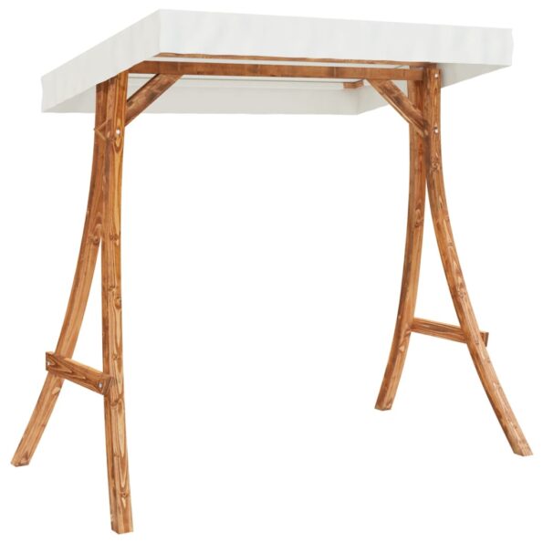 VXL8720286167281_g_en_hd_1.jpg vidaXL Rám hojdačky+krémová strieška, ohýbaný masív, tíkový povrch – Obrázok 3