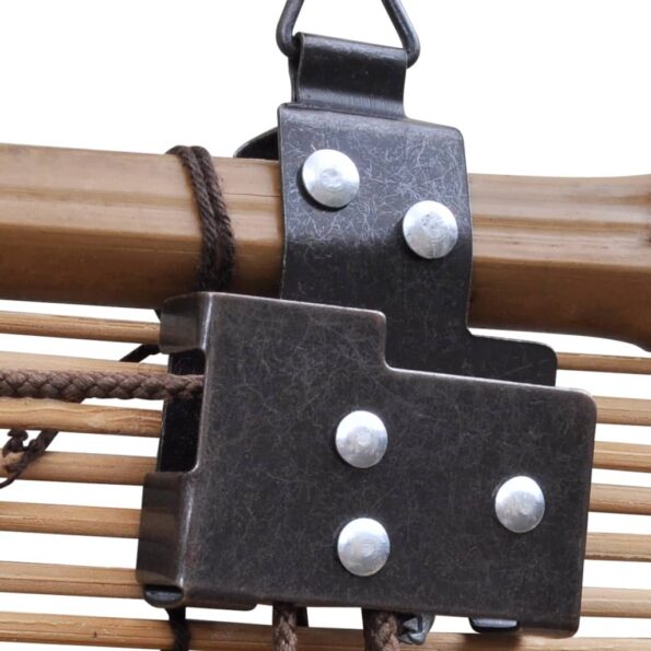 vidaXL Bambusové rolety 2 ks, hnedé 120x220 cm – Obrázok 6