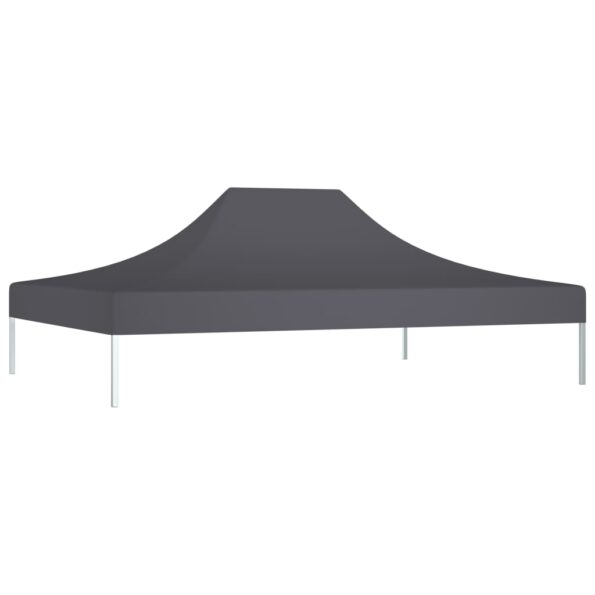 vidaXL Strecha na párty stan 4x3 m, antracitová 270 g/m² – Obrázok 2