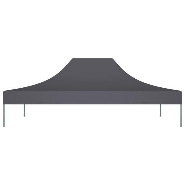 vidaXL Strecha na párty stan 4x3 m, antracitová 270 g/m² – Obrázok 3