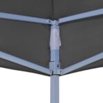 vidaXL Strecha na párty stan 4x3 m, antracitová 270 g/m² – Obrázok 5
