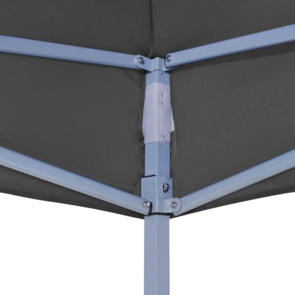 vidaXL Strecha na párty stan 4x3 m, antracitová 270 g/m² – Obrázok 5