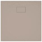 vidaXL Sprchová vanička SMC hnedá 90x80 cm – Obrázok 6