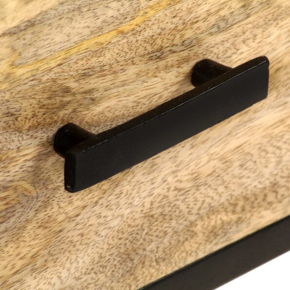 vidaXL Komoda 110x33x64 cm masívne mangovnkové drevo – Obrázok 7