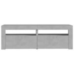 vidaXL TV skrinka s LED svetlami betónová sivá 120x35x40 cm – Obrázok 8