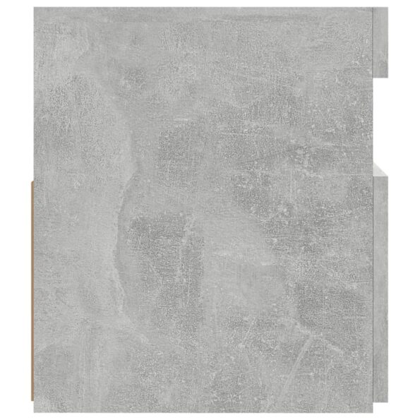 vidaXL TV skrinka s LED svetlami betónovo-sivá 90x35x40 cm – Obrázok 9