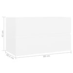 vidaXL Skrinka pod umývadlo, biela 80x38,5x45 cm, kompozitné drevo – Obrázok 7