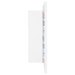 vidaXL LED kúpeľňová zrkadlová skrinka biela 90x12x45 cm akryl – Obrázok 10