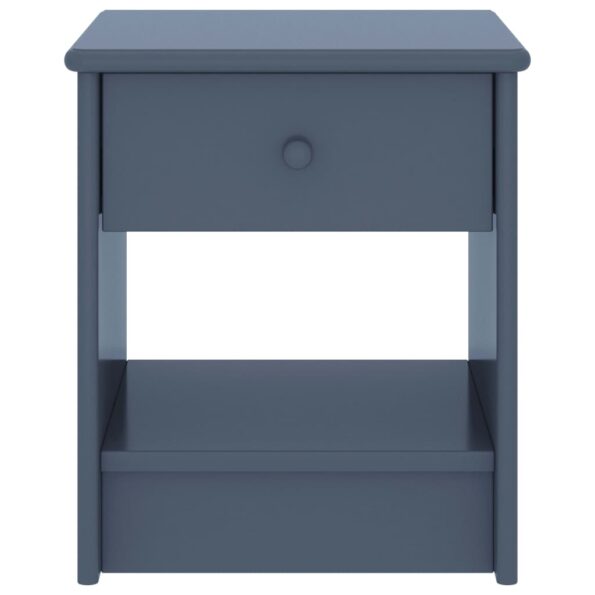 vidaXL Nočný stolík bledosivý 35x30x40 cm borovicový masív – Obrázok 2