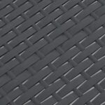 vidaXL Záhradný stôl, antracitový 58x58x41 cm, PP ratan – Obrázok 2