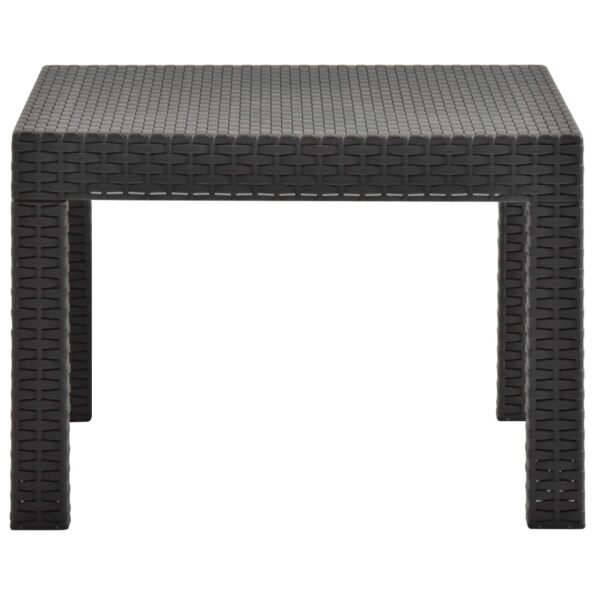 VXL8720286231173_g_en_hd_3.jpg vidaXL Záhradný stôl, antracitový 58x58x41 cm, PP ratan – Obrázok 4