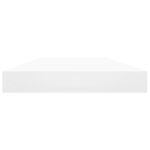 vidaXL Prídavné police 4 ks, biele 40x10x1,5 cm, drevotrieska – Obrázok 3