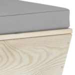 vidaXL 2-miestna záhradná pohovka z paliet+podložky, smrekové drevo – Obrázok 6