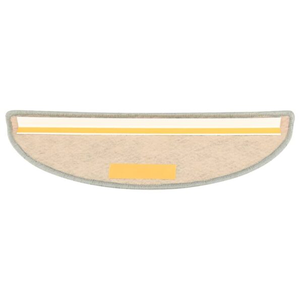 vidaXL Samolepiace nášľapy na schody vzhľad sisal 15 ks 65x21x4cm sivé – Obrázok 6