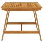 vidaXL 3-dielna záhradná jedálenská súprava bledosivá – Obrázok 4