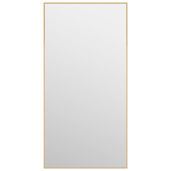 VXL8720286344972_a_en_hd_1.jpg vidaXL Zrkadlo na dvere zlaté 40x80 cm sklo a hliník – Obrázok 2