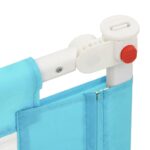 vidaXL Zábrana na detskú posteľ modrá 180x25 cm látka – Obrázok 6