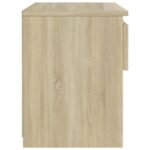 vidaXL Nočné stolíky 2 ks, dub sonoma 40x30x39 cm, kompozitné drevo – Obrázok 7