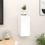vidaXL Nástenné TV skrinky 2 ks biele 30,5x30x30 cm – Obrázok 4