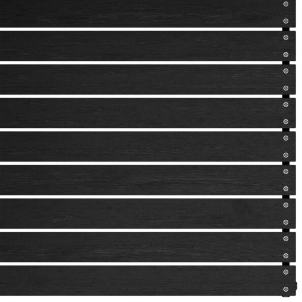 vidaXL 3-dielna záhradná sedacia súprava čierna masívna borovica – Obrázok 5