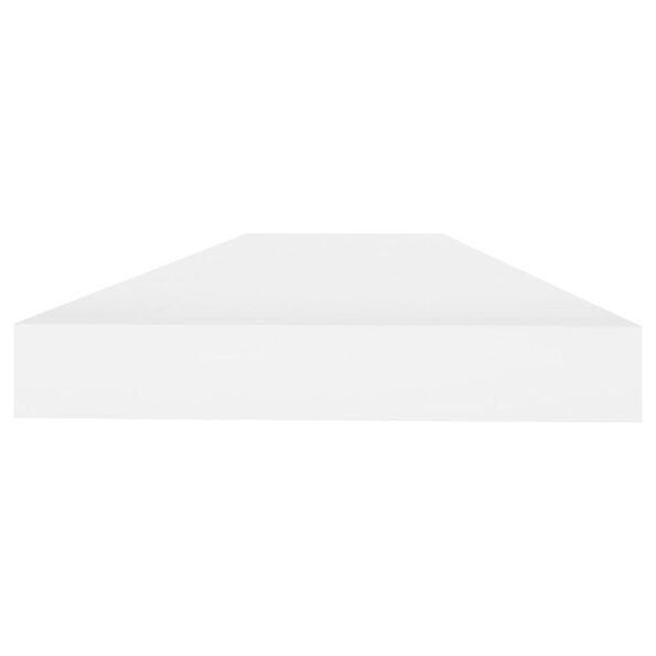 vidaXL Plávajúca nástenná polica dubová a biela 80x23,5x3,8 cm MDF – Obrázok 5
