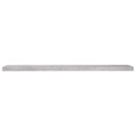 vidaXL Plávajúce nástenné police 4 ks betónovosivé 120x23,5x3,8 cm MDF – Obrázok 5